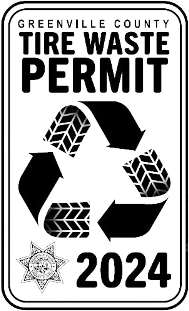 Waste Tire Hauler Permit Decal