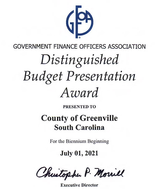 GFOA Award