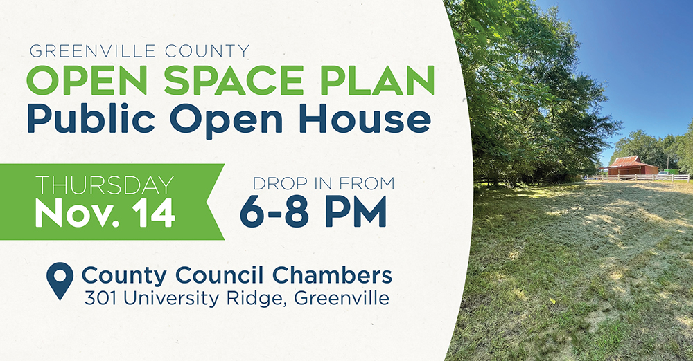 Greenville County Open Space Open House